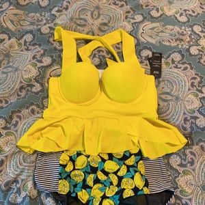 NWT Torrid Size 1 two piece bathing suit